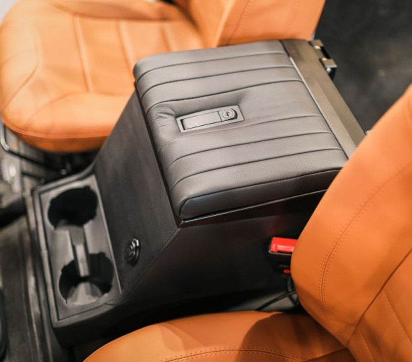 EXT160 - Security Lock Box - Secure Premium Cubby Loc Box for Land Rover Defender by Exmoor Trim - Comes in Selection of Trim Options Image 12
