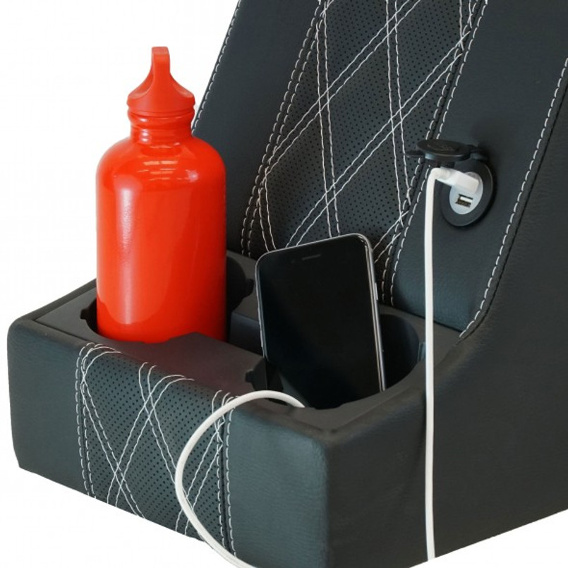 EXT160 - Security Lock Box - Secure Premium Cubby Loc Box for Land Rover Defender by Exmoor Trim - Comes in Selection of Trim Options Image 9