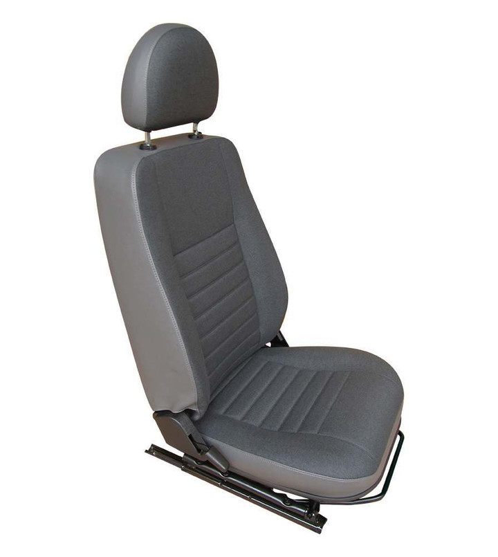EXT305 - Front Seat as Fitted to Puma Defender 2007 Onwards - Right Hand - Choice of Trims Available - Will Fit All Land Rover Defenders Image 1