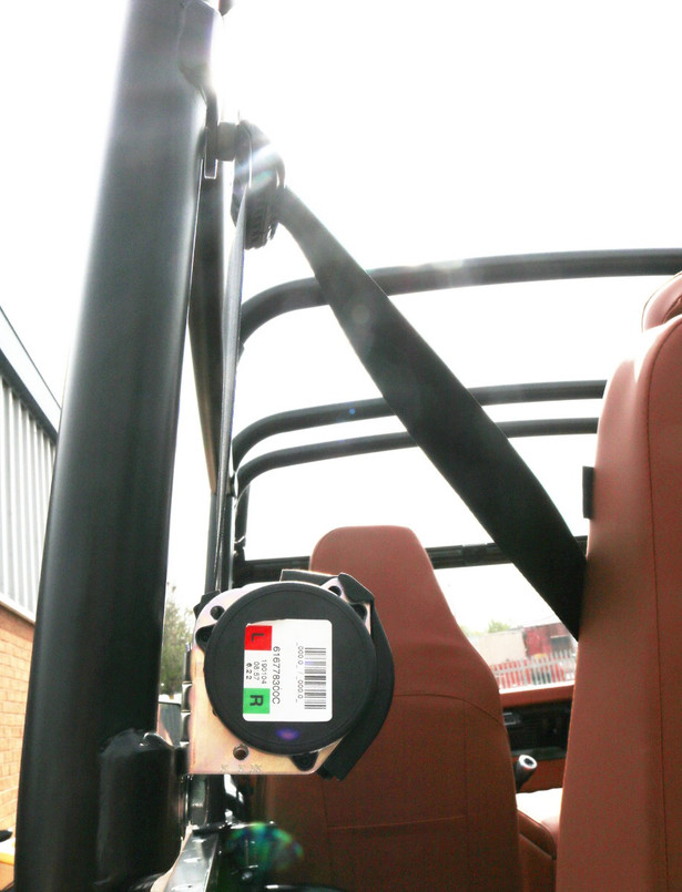 EXT053-LH - Premium Lock and Fold Load Space Seat for Land Rover Defender - Left Hand - by Exmoor Trim - Comes in Multiple Trim Options Image 15