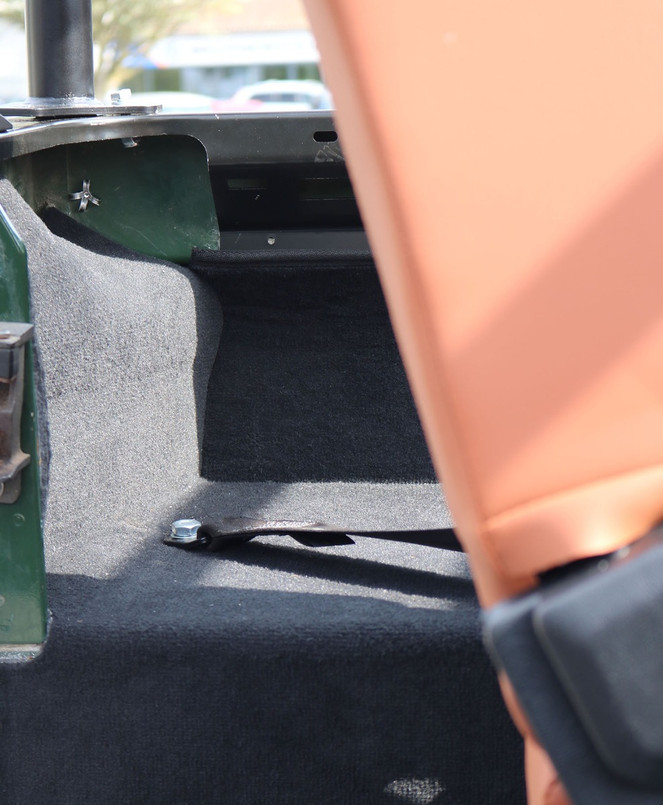 EXT053-LH - Premium Lock and Fold Load Space Seat for Land Rover Defender - Left Hand - by Exmoor Trim - Comes in Multiple Trim Options Image 16