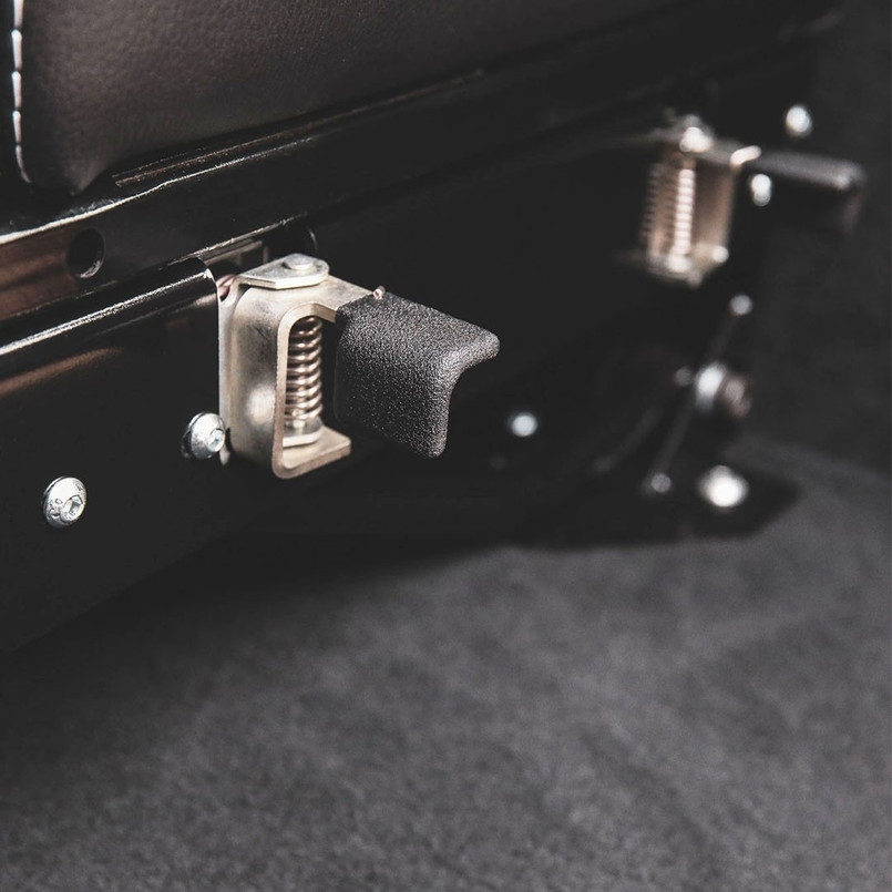EXT053-LH - Premium Lock and Fold Load Space Seat for Land Rover Defender - Left Hand - by Exmoor Trim - Comes in Multiple Trim Options Image 7