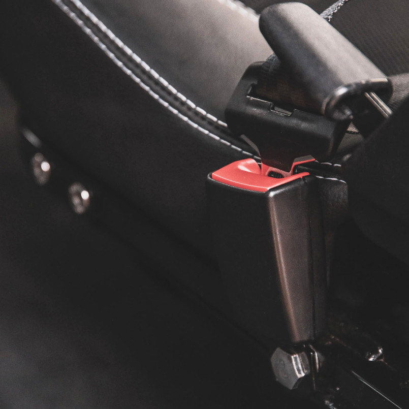 EXT053-RH - Premium Lock and Fold Load Space Seat for Land Rover Defender - Right Hand - by Exmoor Trim - Comes in Multiple Trim Options Image 6