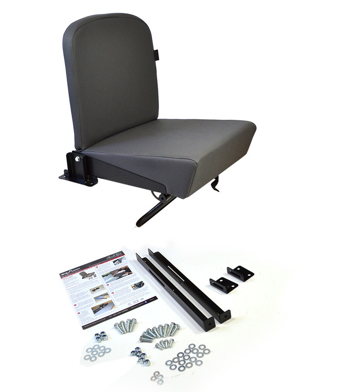 EXT050 - Inward Facing Tip Up Seats for Land Rover Defender - by Exmoor Trim - Available in Multiple Trim Options Image 4