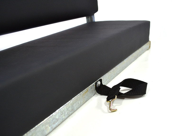 EXT003 - Two Man Bench Seat with Galvanised Frame - By Exmoor Trim - Includes Brackets and Fixings - In Multiple Trim Options Image 7