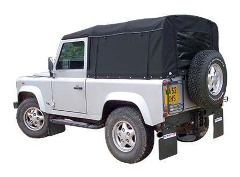 EXT201-1 - Full Stayfast Hood for Land Rover Defender 90 from 1998 Onwards - By Exmoor Trim - Comes in Multiple Trim Options Image 1