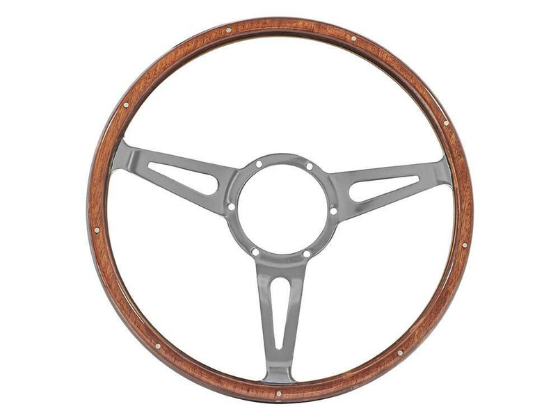 53SPCW - Mountney Light Wood Rim 15" Steering Wheel for Land Rover Defender Image 1