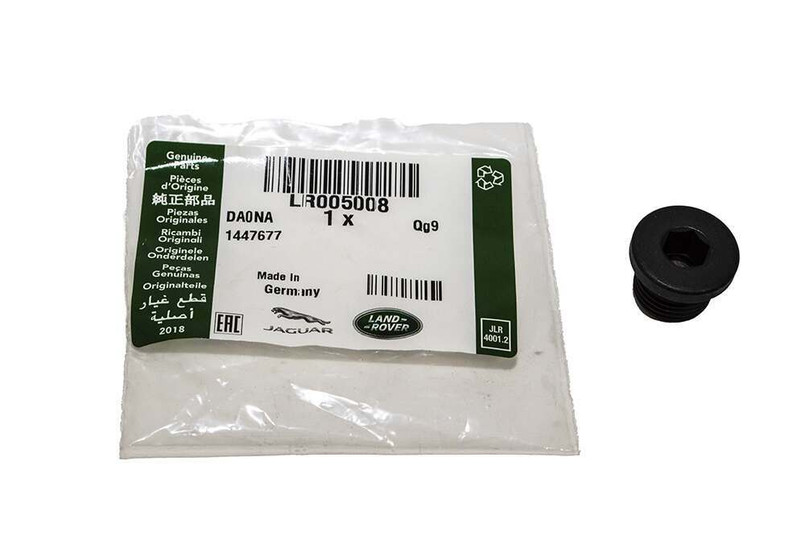 LR005008 - Gearbox Drain & Filler Plug - Defender TDCi Puma 2007 onwards - Genuine Land Rover option available Image 1