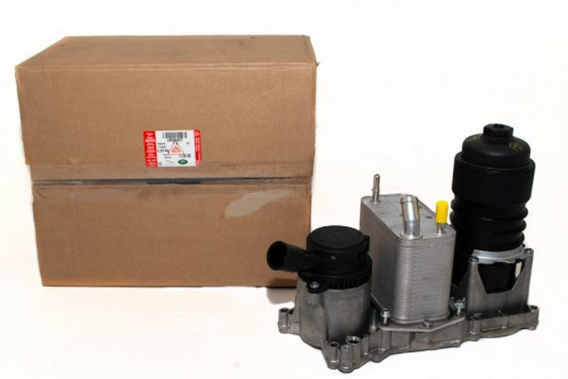 LR006427 - Oil Filter and Oil Cooler for 3.6 TDV8 - Range Rover L322 and Range Rover Sport - Only Genuine Comes With Both Filter and Housing Image 1