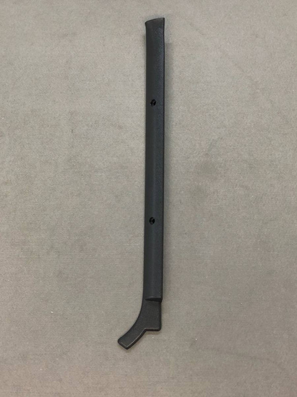MTC5212 - Defender Interior A Pillar Trim - Right Hand - In Standard Black - Fits from 1983-2016 - Genuine Land Rover Option Available Image 1