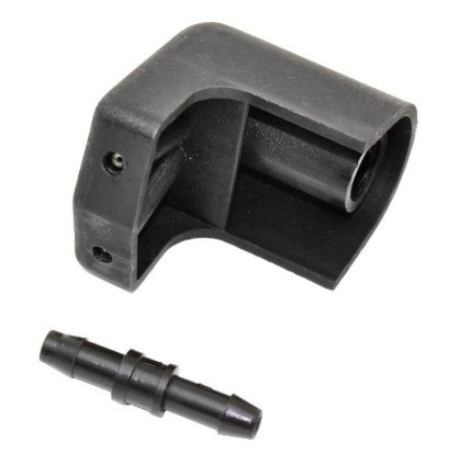 DNJ500270 - Two Piece Washer Jet for Land Rover Defender - Can Be Fitted Without Removal of Dash Image 1