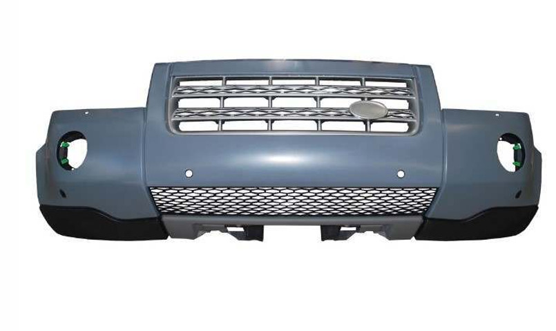 LR006253 - Freelander 2 Front Bumper - With Headlamp Washer Jets, Fog Lamps and Parking Sensors - 2007-2010 - Partially Colour Coded Style Image 1