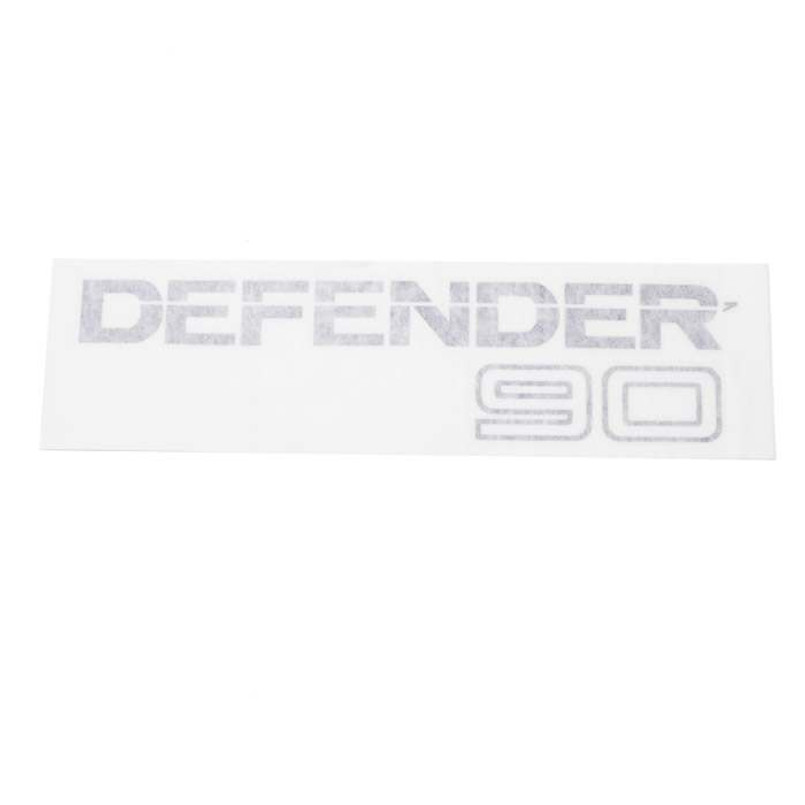 BTR2981LYV - Defender 90 Rear Badge - Black - Fitted to Vehicles from 2001-2003 - Genuine Land Rover Image 1