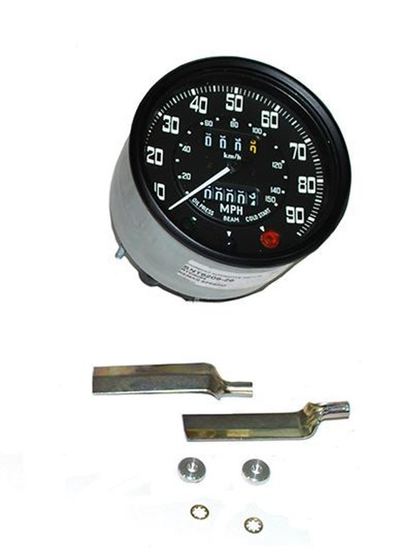 RTC5034 - Land Rover Series 2A & 3 Speedo - MPH - For Vehicles with 16 Inch Tyres (600 x 16, 650 x 16 & 205 x 16) Image 2