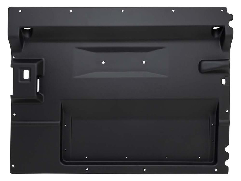 DA1642 - Defender Military Door Card - Front Left Hand In Black ABS Plastic Image 2