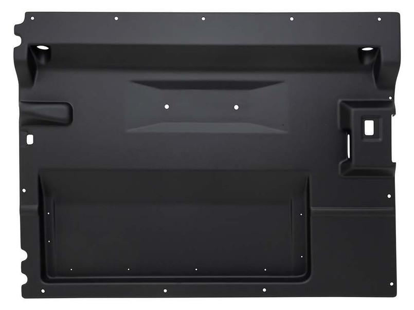 DA1648 - Defender Military Door Card - Front Right Hand In Black ABS Plastic Image 2