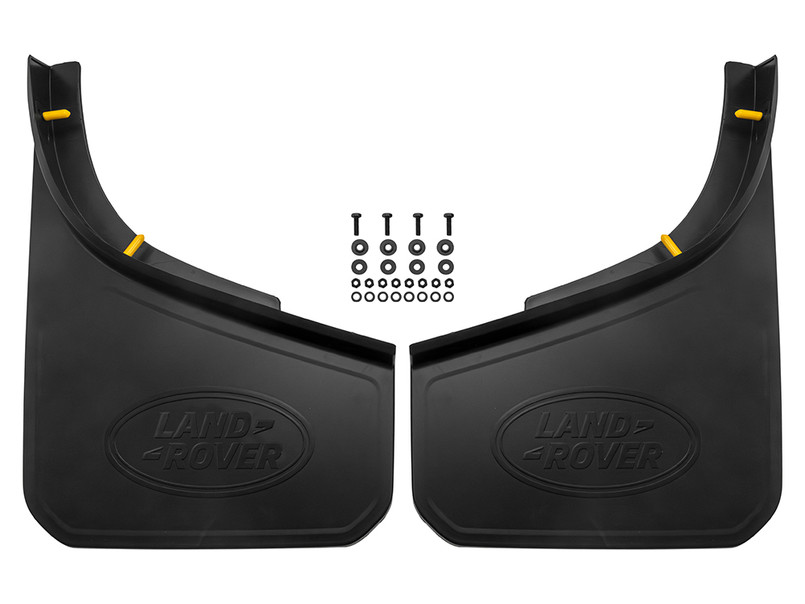 VPLEP0388 - Defender 2020 Rear Mudflaps - Classic Style - Genuine Land Rover Image 1