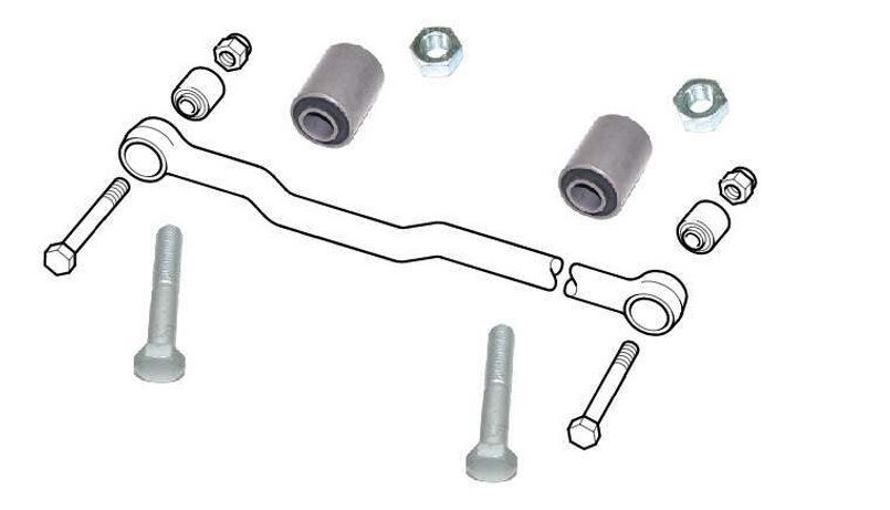 LRC2401KIT - Panhard Rod Bush for Land Rover Defender including Nuts and Bolts (Fits from 2002-2016) Image 1