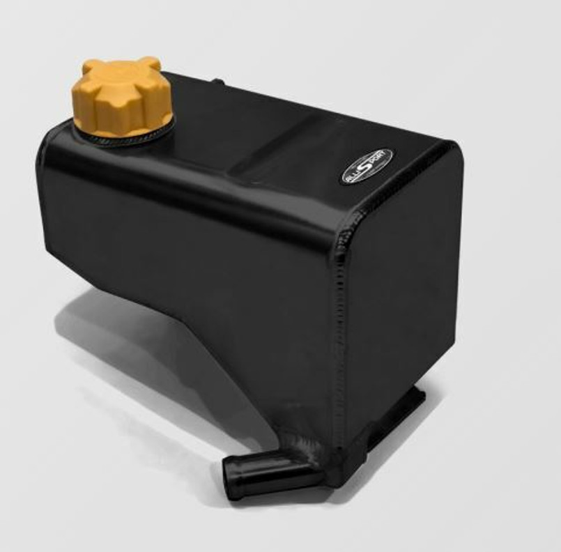 AS202-BLK - Durable Expansion Tank In Black Powder Coated Aluminium for Discovery TD5 (For 2002-2004) & V8 Petrol and Petrol Range Rover P38 Image 1