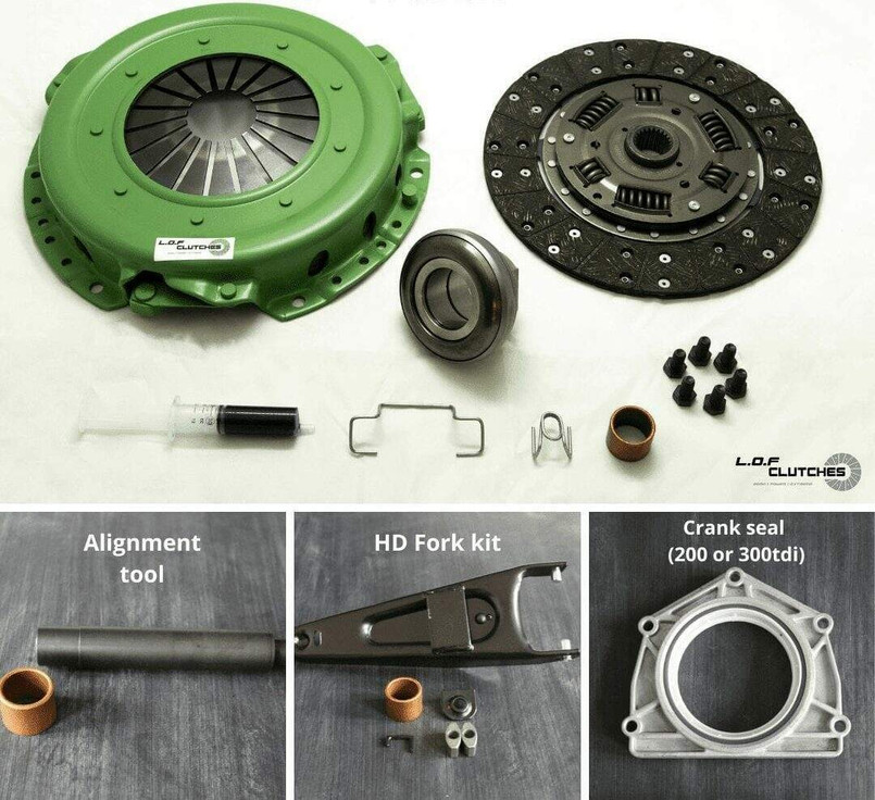 LRC9722 - POWER Spec LOF Clutch Kit Bundle - 200tdi & 300tdi - Defender, Discovery, Range Rover Classic Image 1