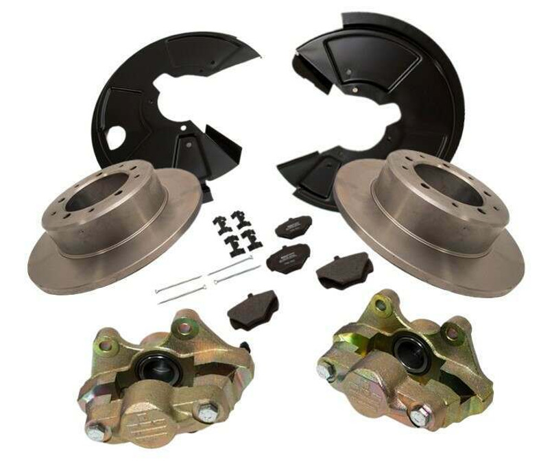 LRC10007 - Full Rear Brake Kit including Brake Shields for Defender 90 - Aftermarket and OEM options available Image 1