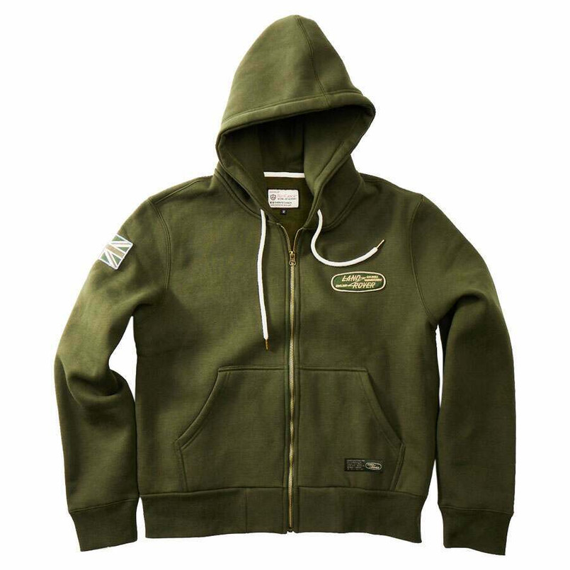 EXT550 - Land Rover Full Zip Hoody - Bronze Green Image 1
