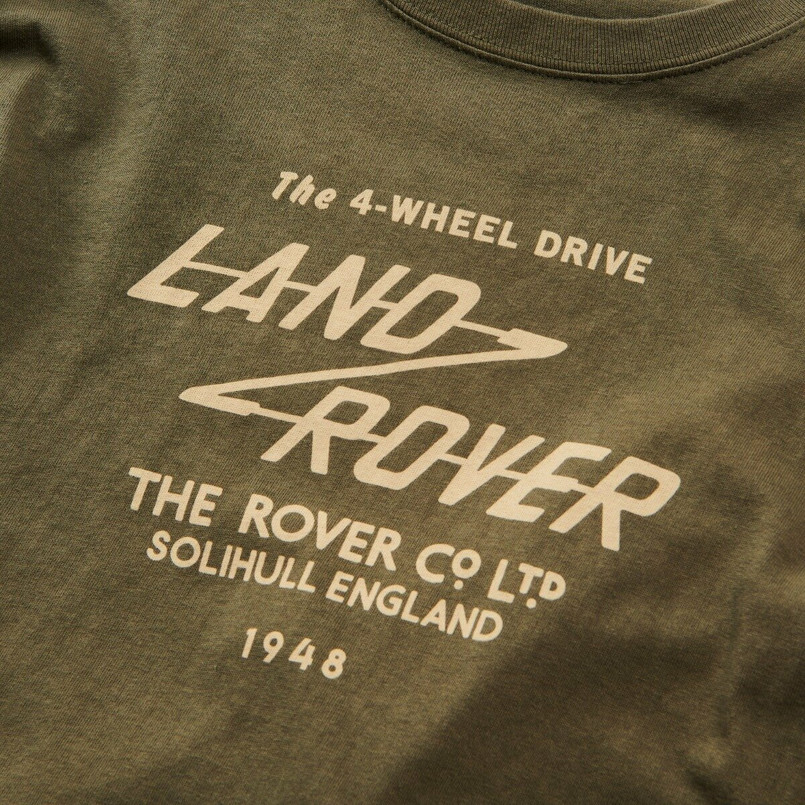 EXT550 - Land Rover Series 1 Short Sleeve T-Shirt - Olive Image 2