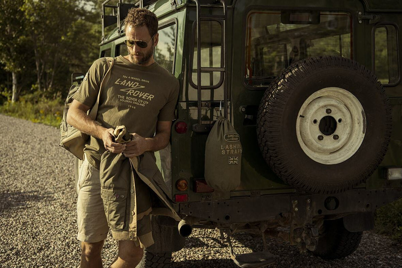 EXT550 - Land Rover Series 1 Short Sleeve T-Shirt - Olive Image 3