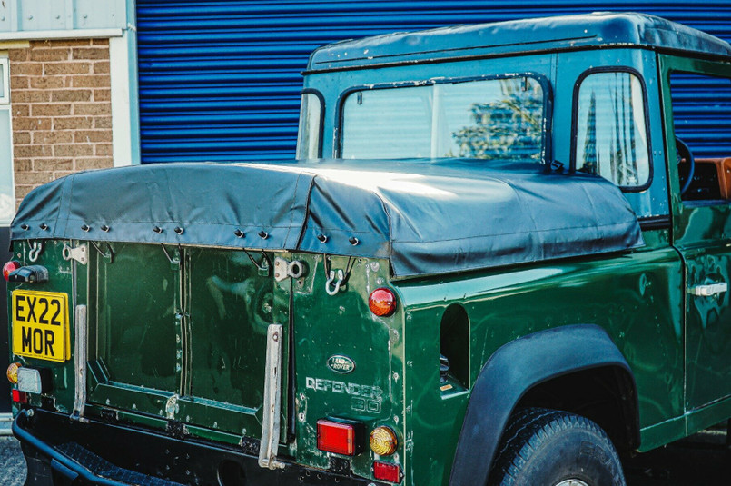EXT2901 - PVC Tonneau Cover Kit - Land Rover 109 Series III and 110 Pick Up - by Exmoor Trim - multiple colours available Image 2