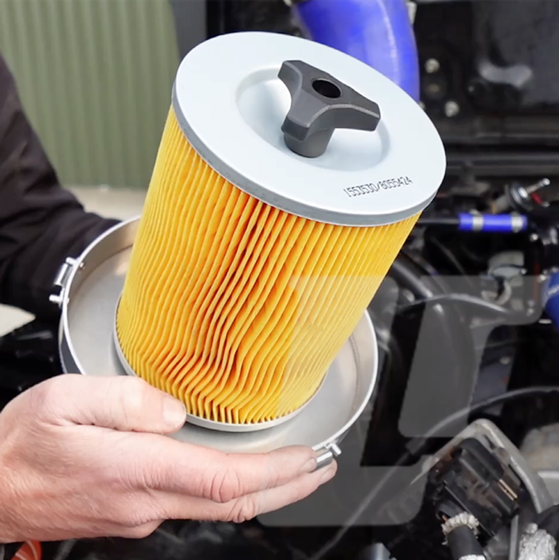 AS293 - Cylinder Air Filter Housing with Wing Connection Kit - High Intake Connection (For RHD and LHD) - Land Rover Defender Puma TDCi - by Allisport Image 4