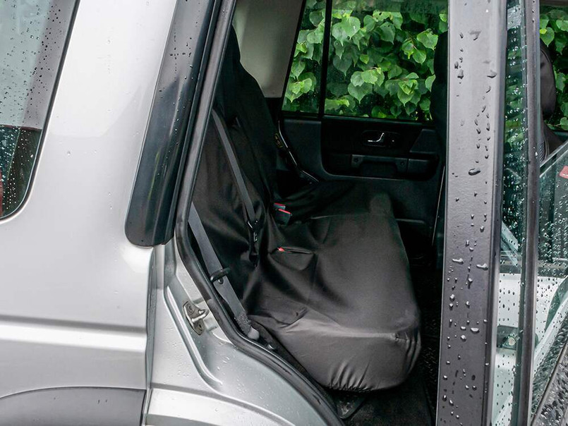 DA3663 - Waterproof Rear Seat Covers - Land Rover Discovery 2 - available in Black, Grey and Sand Image 1