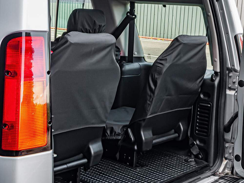 DA3695 - Waterproof 3rd Row Seat Covers (Pair) - Land Rover Discovery 2 - Available in Black, Grey and Sand Image 1