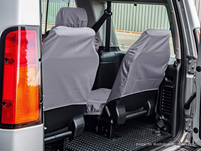 DA3695 - Waterproof 3rd Row Seat Covers (Pair) - Land Rover Discovery 2 - Available in Black, Grey and Sand Image 2
