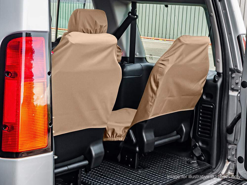 DA3695 - Waterproof 3rd Row Seat Covers (Pair) - Land Rover Discovery 2 - Available in Black, Grey and Sand Image 3