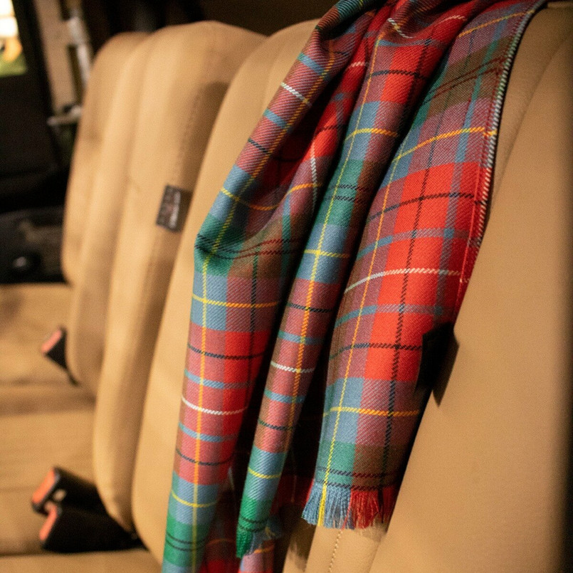 EXT550 - Merino Tartan Scarf by Exmoor Trim - various patterns available Image 6