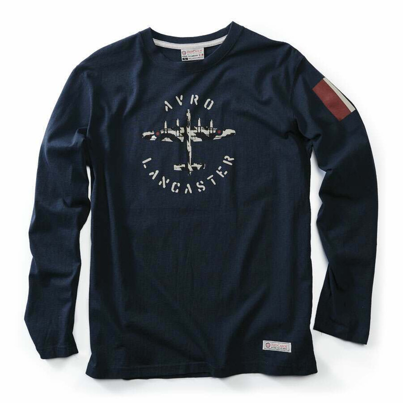 EXT550 - Avro Lancaster Long Sleeve T-Shirt - Navy - by Exmoor Trim Image 1