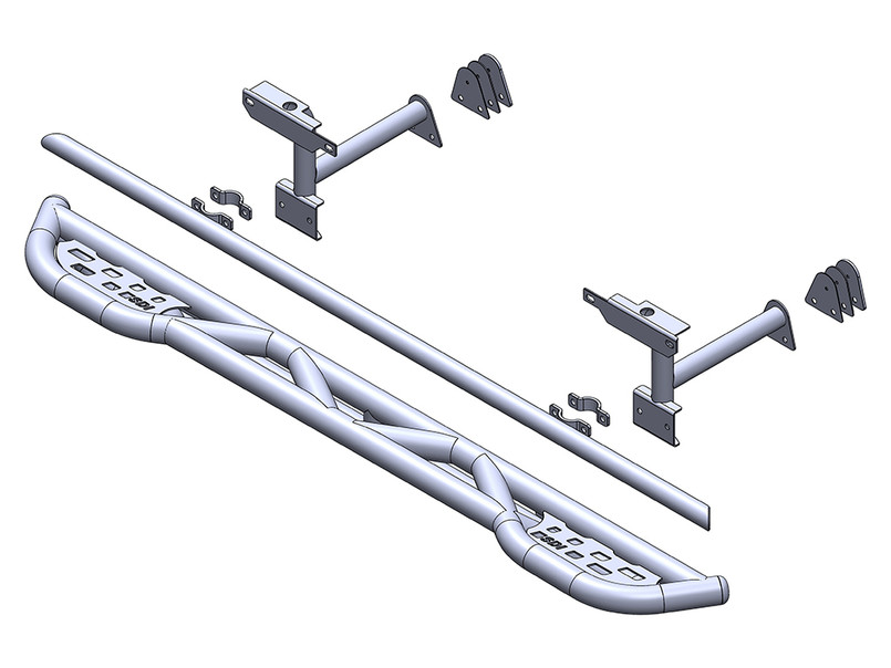 DA3807 - Safety Devices Tubular Side Step/Rock Slider - Land Rover Defender - 110 Station Wagon - 2007 - 2016 Image 5