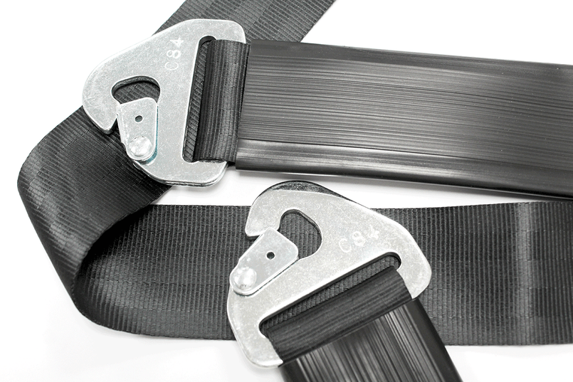 BTR5782 - Long End Seat Belt Buckle and Reel for Land Rover Defender Second Row - For Forward Facing Seats - Fits from 1993-2006 Image 2