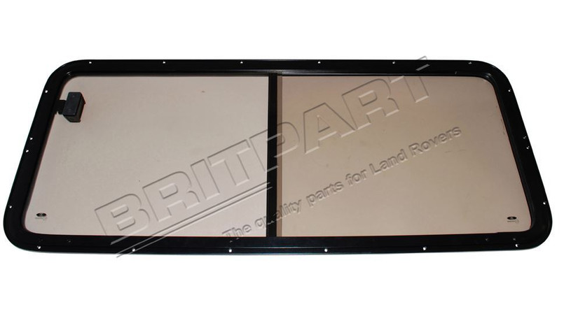 DA4033BRONZE - Deluxe Sliding Window Kit - With Bronze Tinted Glass - For Land Rover Defender and Series - Comes as a Pair Image 1