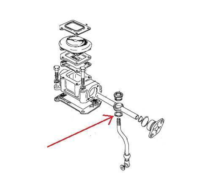 CR120215L - Circlip for Defender Selector Shaft on Transfer Box up to 1993 - Genuine Land Rover Image 1