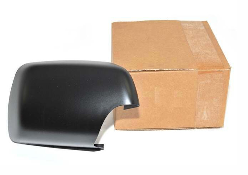 CRC000041PUY - Right Hand Mirror Back Cover in Black (without Puddle Lamp) - Genuine Land Rover Image 1