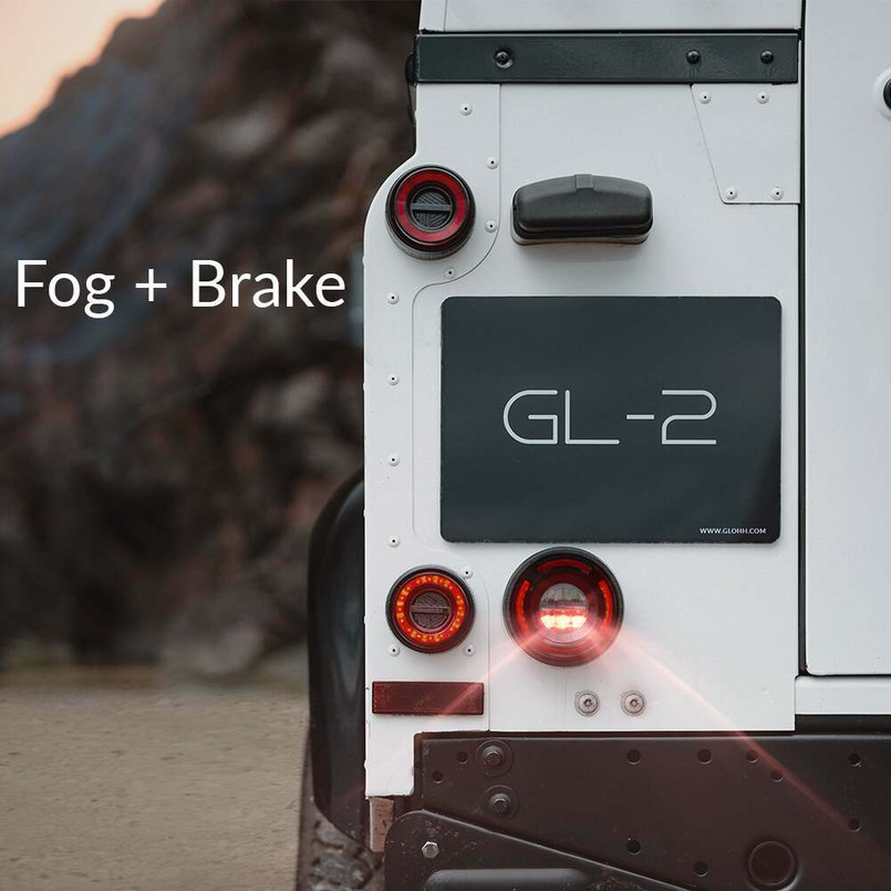 GL-104-GL2-RD1 - GL-2 LED Tail Light Set for Land Rover Defender - Red Lens Version - by Glohh Image 9