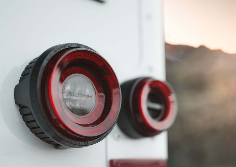 GL-104-GL2-RD1 - GL-2 LED Tail Light Set for Land Rover Defender - Red Lens Version - by Glohh Image 12
