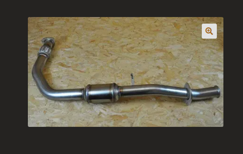 LR51DD - Stainless Steel Exhaust for Land Rover Defender - Front Pipe with Shell Pipe - TD5 - DEMAND Engineering Image 1