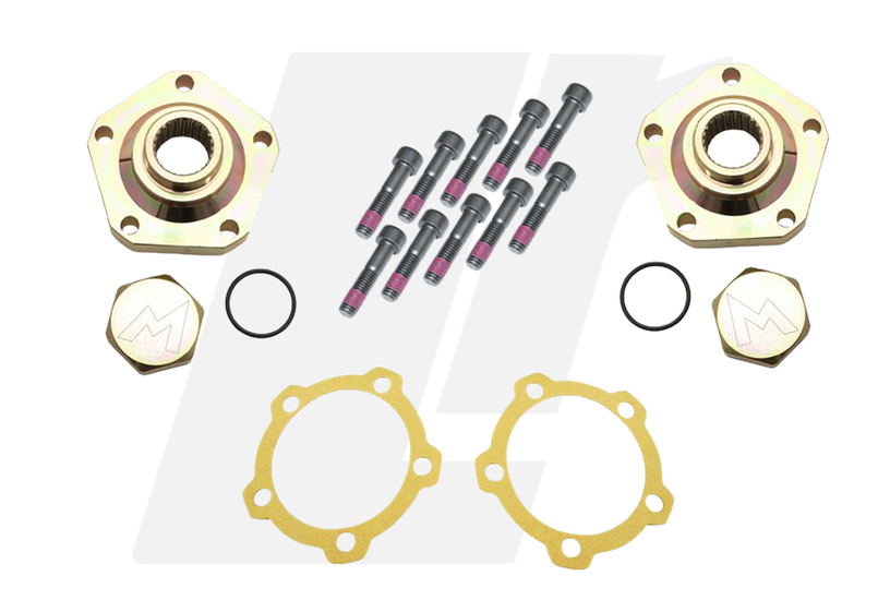LRC10500 - Pair of Terrafirma Heavy Duty Drive Flanges with Gaskets and Bolts - Driving Member To Suit Defender (up to 1993) Image 1