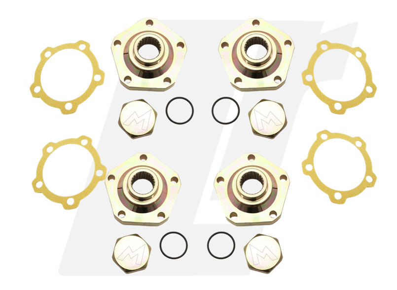 LRC10501 - Set of 4 Terrafirma Heavy Duty Drive Flanges with Gaskets - Driving Member To Suit Defender (up to 1993) Image 1
