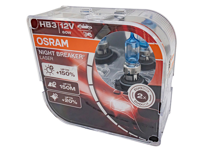 DA5159 - HB3 Night Breaker +150% Headlight Bulbs (pair) - by Osram Image 2