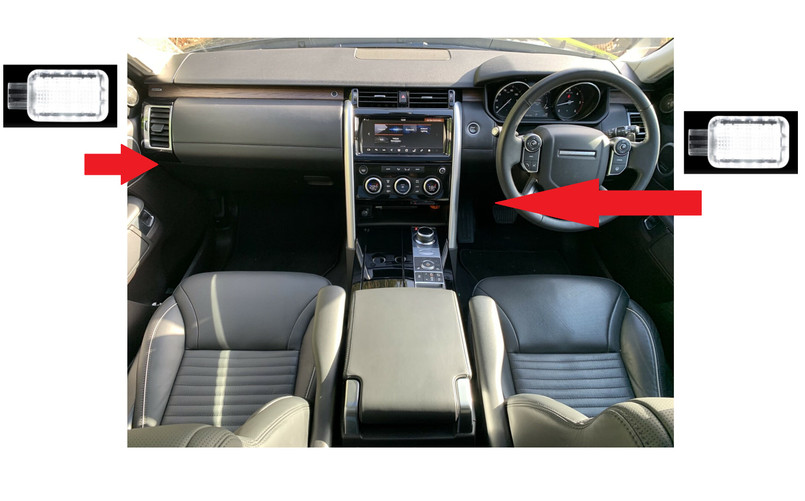LRC6011 - Interior LED Lamp Kit for Dash on Land Rover Discovery 5 - Two Lamp Kit - Fits Right or Left Hand Drive Image 1