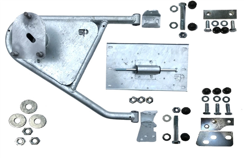 JWP4001 - Galvanised Swingaway Spare Wheel Carrier for Land Rover Defender 1983-2016 Image 4