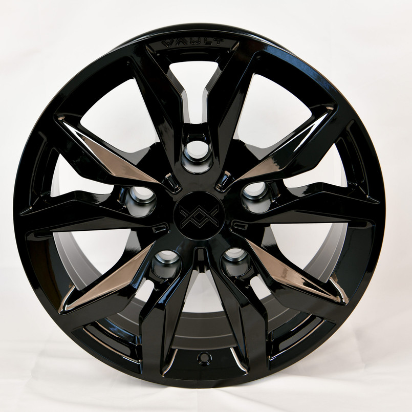 D-478001 - Vault V2 18" Alloy Wheel - Black - Land Rover Defender 1993-2016 with Disc Brakes Image 1